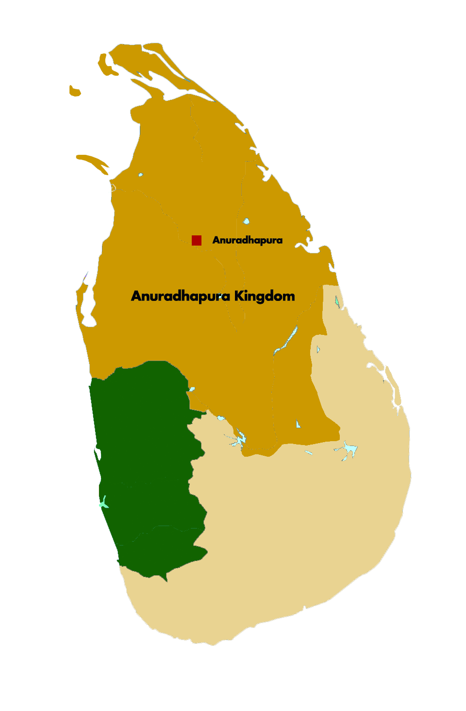Landscape, Art and Religion in Ancient Anuradhapura Map